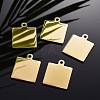 304 Stainless Steel Pendants LS-STAS-I140-23B-G-1