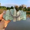 Natural Fluorite Snap Hair Clips PW-WGA30F0-12-1