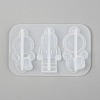 DIY Spaceman Silicone Pendant Molds X-DIY-P006-27-4