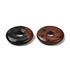 Natural Mahogany Obsidian Pendants G-A320-01A-13-2