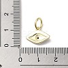 Brass Micro Pave Cubic Zirconia Charms KK-E092-08G-02-3