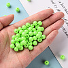 Opaque Acrylic Beads X-MACR-S370-C8mm-A30-5