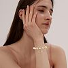 Multi-Petal Brass Micro Pave Cubic Zirconia Bead Caps ZIRC-NB0001-44-5