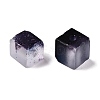 Frosted Glass Beads with Golden Glitter Powder DGLA-NH001-6mm-01M-3