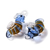 Handmade Lampwork Pendants LAMP-S068-08D-2