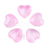 Transparent Spray Painted Glass Beads GLAA-N035-030-C09-1