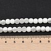 Frosted Crackle Glass Beads Strands GLAA-U001-8mm-M07-4