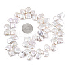 Baroque Natural Nucleated Pearl Keshi Pearl Beads Strands PEAR-S020-K10-4