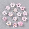 Frosted Transparent Acrylic Beads OACR-N137-72B-2