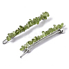Platinum Plated Alloy French Hair Barrettes PHAR-T003-01D-1