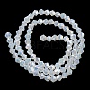 Imitation Jade Electroplate Glass Beads Strands EGLA-A039-J4mm-B05-2