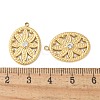 304 Stainless Steel Rhinestone Pendants STAS-Z122-46G-3