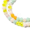 Electroplate Glass Beads Strands X1-EGLA-D018-02D-3
