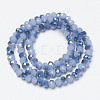 Electroplate Glass Beads Strands EGLA-A034-J4mm-I06-2