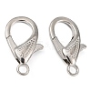 Zinc Alloy Lobster Claw Clasps X-PALLOY-D008-P-2