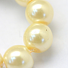 Baking Paint Glass Pearl Bead Strands HY-Q003-3mm-21-3