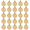 Alloy Pendant Cabochon Settings PALLOY-YW0001-69G-1