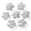 UV Plating Luminous Transparent Acrylic Beads OACR-P010-16D-1