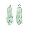 Transparent Resin Rhinestone Pendants RESI-Q021-01B-1
