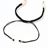 Adjustable Nylon Thread Braided Bead Bracelet Making AJEW-JB00791-03-3