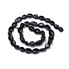 Natural Black Tourmaline Beads Strands G-L493-51-3