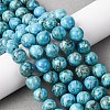 Natural Marble Beads Strands G-K211-10mm-E-2