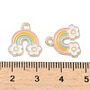 Easter Alloy Enamel Pendants ENAM-I055-01KCG-02-3