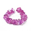 Natural Quartz Crystal Points Beads Strands G-K181-B24-2
