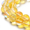 Transparent Glass Beads GLAA-B022-8mm-06-3