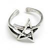 Adjustable Alloy Cuff Finger Rings RJEW-S038-083-2