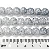 Spray Painted Crackle Glass Beads Strands DGLA-C002-10mm-02-5