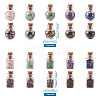 Glass Wishing Bottle Decorations AJEW-TA0017-19-21