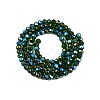 Electroplate Glass Beads Strands EGLA-A044-T3mm-L24-3