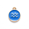 Alloy Enamel Pendants X-ENAM-S124-01A-02J-2