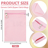 Canvas Cloth Zipper Bags ABAG-WH0077-09B-02-2