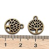 Tibetan Style Alloy Pendants TIBEP-T009-25AB-NR-3