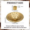 Cement & Brass Incense Burners Holder AJEW-WH0596-609-2