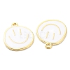Alloy Enamel Pendants X-ENAM-D051-18G-4