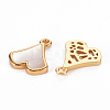 Natural Shell Charms KK-T060-75-RS-3