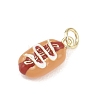 Brass Enamel Pendants KK-Z144-01G-01-2