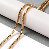 Electroplated Synthetic Non-magnetic Hematite Beads Strands G-H027-A01-01-2