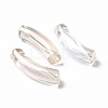 UV Plating Transparent Rainbow Iridescent Acrylic Beads X-OACR-A016-01M-1