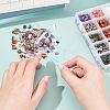 Natural & Synthetic Mixed Gemstone & Glass Chip Beads G-NB0002-07-5
