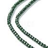 Synthetic Green Goldstone Beads Strands G-F748-O03-01-4