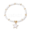 10Pcs 10 Styles Glass Seed Beads Stretch Bracelet Sets BJEW-MZ00095-3