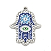 304 Stainless Steel Rhinestone Pendants STAS-U007-11A-P-1