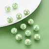 Opaque Acrylic Beads X-TACR-S154-10F-01-3