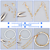 Soldered Brass Paperclip Chains CHC-CA0001-03G-5