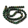 Dyed Natural Tiger Eye Beads Strands G-G102-A01-02-4