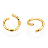 PVD Vacuum Plating 304 Stainless Steel Open Jump Rings X-STAS-R049-6x0.8mm-G-2
